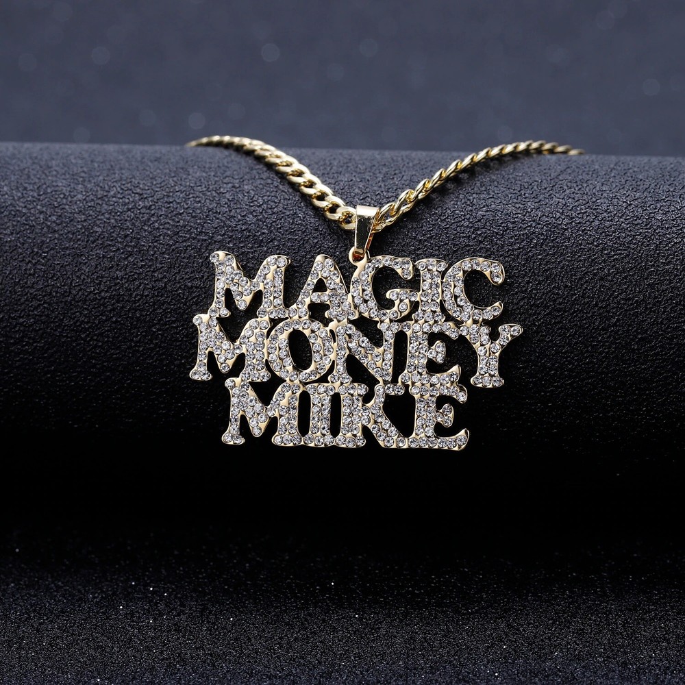 Stainless Steel Gold Silver Rose Custom Name Necklace Personalized Nameplate