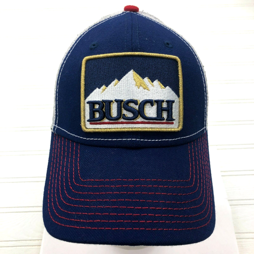 UNIQUE New Era Blue Busch Beer #4 Kevin 