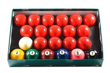 Belgian Aramith Premier Snooker Balls, w/ Numbers 2 1/4 - FREE US SHIPPING
