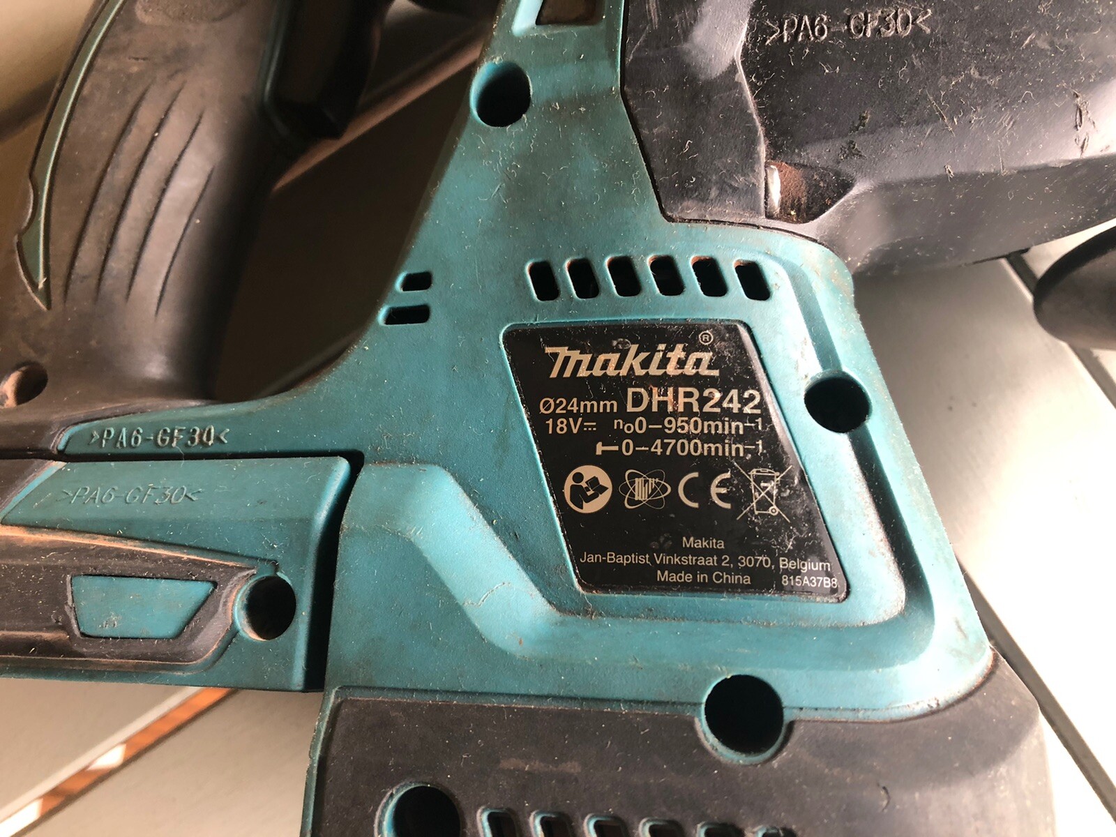 Makita DHR242Z 18V Brushless 24mm SDS+ Rotary Hammer Drill Body Only eBay