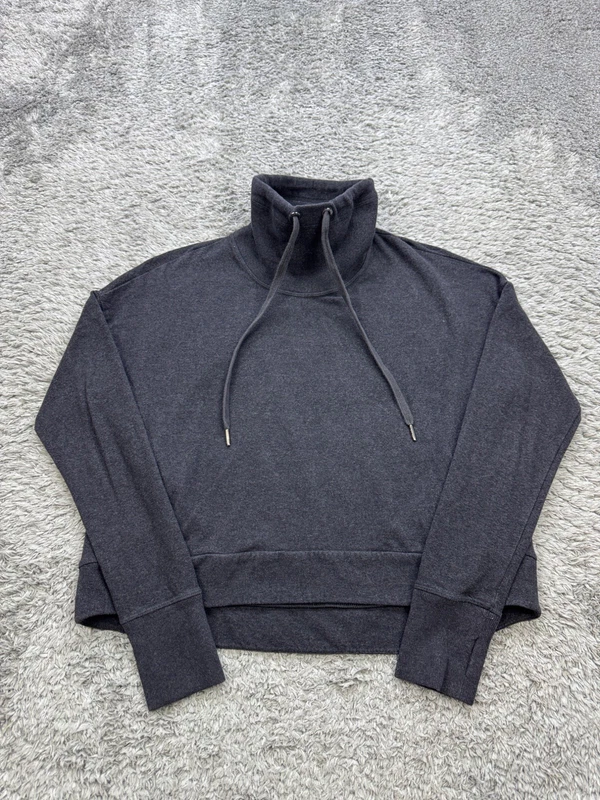 sweaty-betty funnel harmonise luxe made in italy sweatshirt