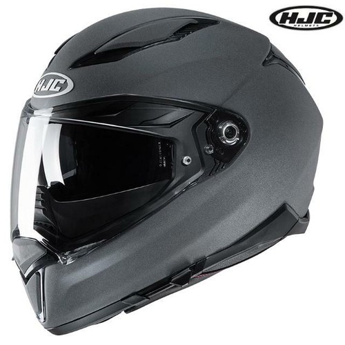 CASCO MOTO INTEGRALE IN FIBRA HJC F70 SEMI FLAT GRIGIO PIETRA OPACO | eBay