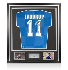 brian laudrup signed rangers shirt
