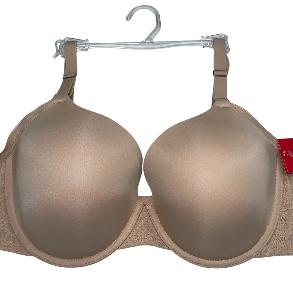 Sujetador Spanx con aros lateral más suave floral encaje acolchado almohada copa FF0415 Foto 3 de 4