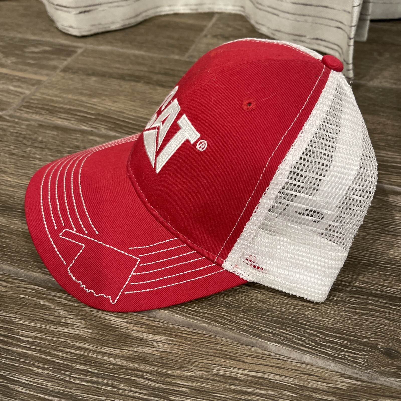 Caterpillar CAT Strapback Hat Adjustable Red Embr… - image 2