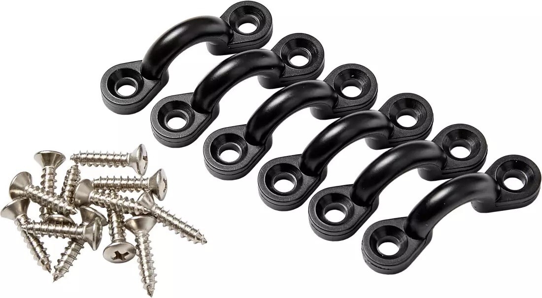 Нейлоновые проушины Field - Stream с винтами для морского каяка упаковка из 6 штук НОВИНКА 2090₽