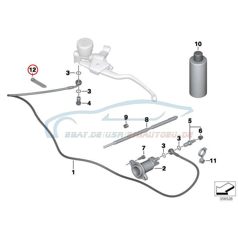 Original BMW 61137723698 - Gummispannband | eBay 