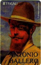 Tarjeta telefónica usada G TIS 234 Tiscali Artistas Sardi Antonio Ballero