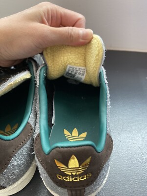 adidas gazelle silver green womens Bodega x Beams x adidas Campus ID2379
