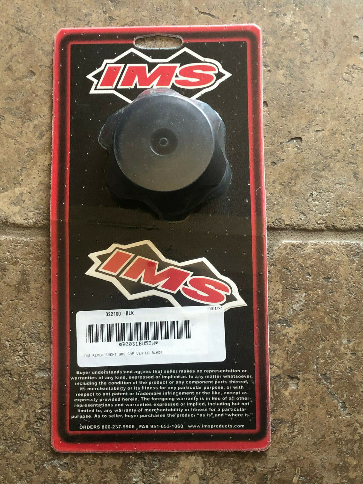 IMS Replacement Vented Gas Cap Black 322100BLK eBay