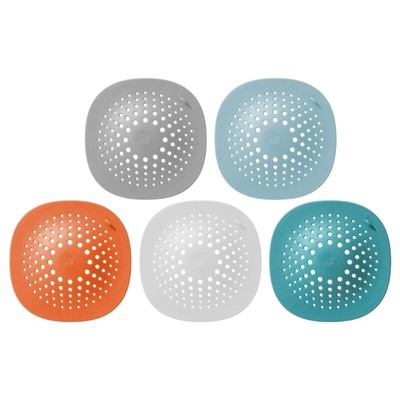 Pack of 5 Hair Stoppers for Bathtubs Drain and Kitchen Sink Filter Daily Use