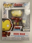 FUNKO POP IRON MAN &PIN #1172 MARVEL AVENGERS COLLECTION AMAZON EXCLUSIVE & case