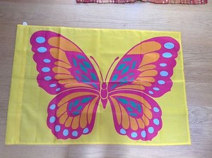 BUTTERFLY Decorative Nylon Garden Flag 28" X 40" **NEW**  NWOT