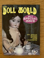 Vintage National Doll World Magazine No 1 Special Issue Pattern Book 1983
