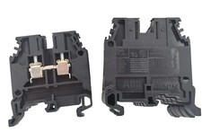 *Lot of 23* ABB/TE Terminal Block M4/6 BLACK 1SNA105031R1400