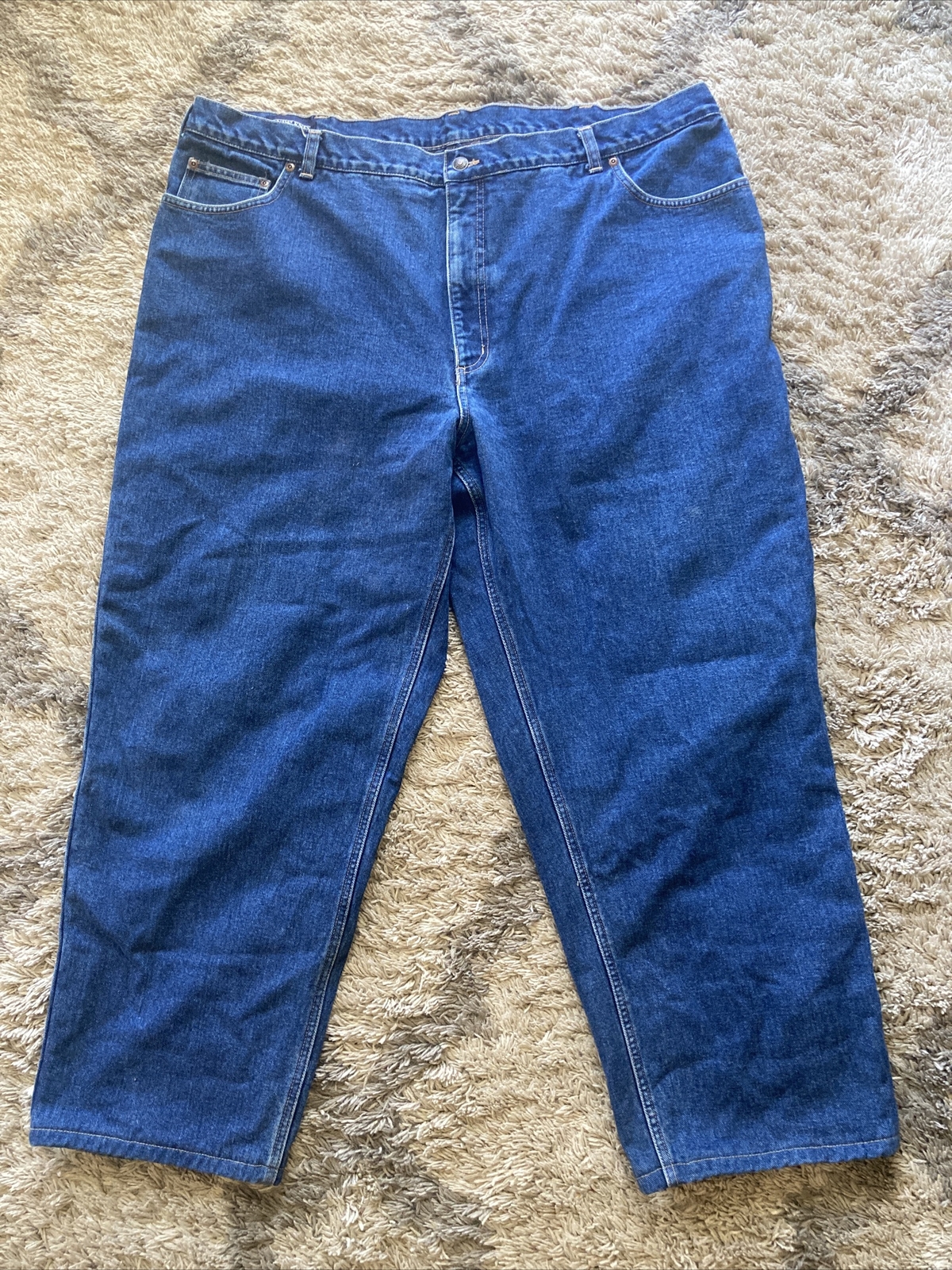 Lands' End Square Rigger Flannel Lined 