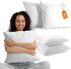 Cheer Collection Throw Pillows-Decorative Square Pillows for Bed and Couch