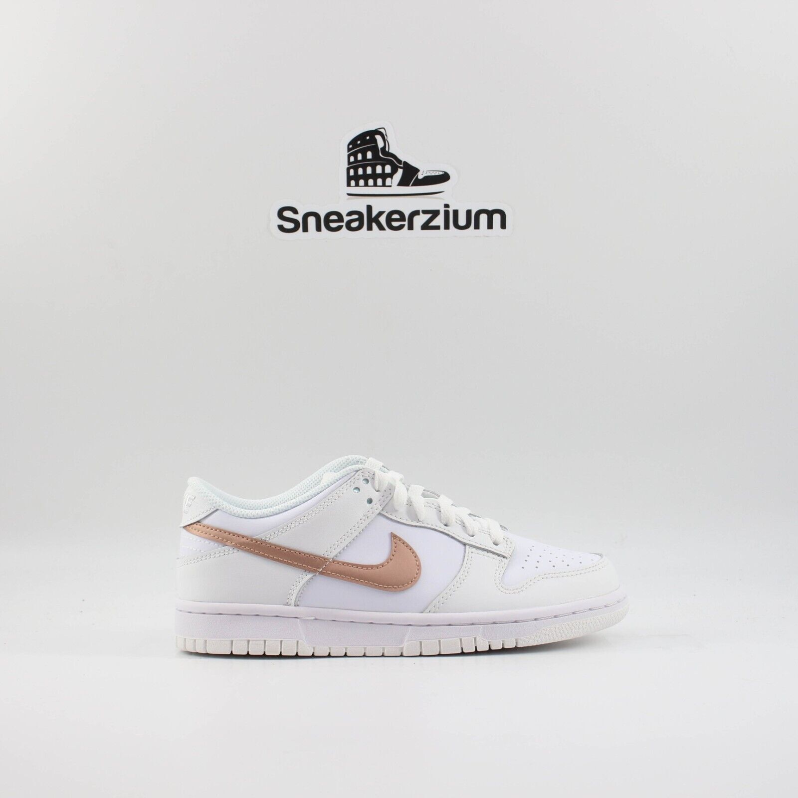 Кроссовки Nike Dunk Low White Gold Rose Pink DH9765-100 GS Новые