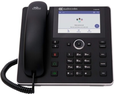 AudioCodes C450HD Teams IP-Telefon Farbdisplay für Teams / Skype PoE WiFi
