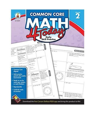 Common Core Math 4 Today, Grade 2: Daily Skill Practice Volume 5, Erin Mccarthy
