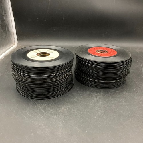 100 Assorted 7 Inch 45 RPM Records 50s-60s-70s-80s-90s Display/Decoration/Art