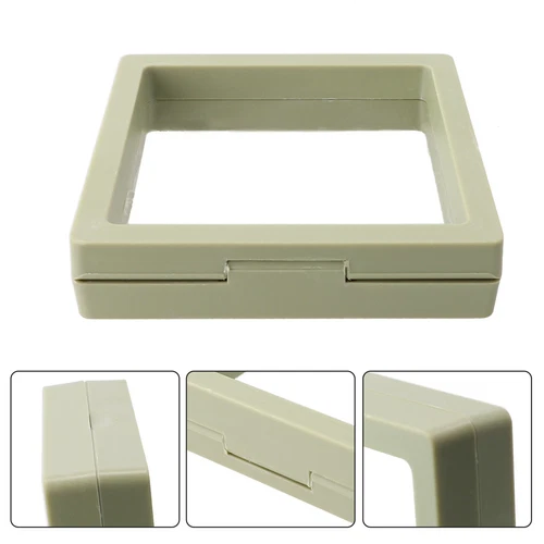 (3 Sets) PE Film Schmuck Aufbewahrungsbox & Basis 9*9 cm Ringe Halskette Halter Display - Bild 15 von 24