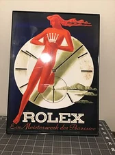 Rolex Vintage Advertisement Print Poster Watch Framed wall Art 12x16 Submariner