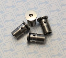 Doc's Custom Autococker Flattop Front Block Bolt, polished stainless steel