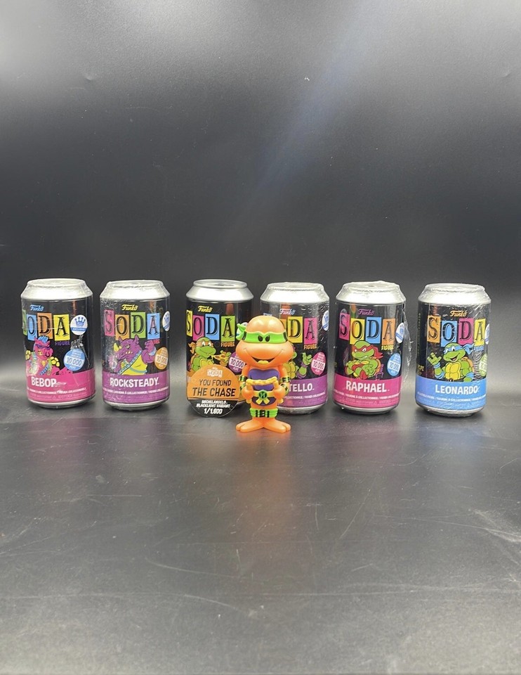 Freddy Funko As Michelangelo Soda Canister Nickelodeon Teenage Mutant Ninja Turtles