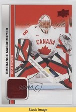 2023 Team Canada Juniors Women's WC Red Foil Emerance Maschmeyer #41 READ 15wf