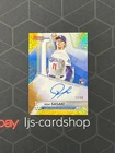 2025 Bowman's Best Roki Sasaki RC Best Of 2025 Gold Mini-Diamond REF Auto /50 J1