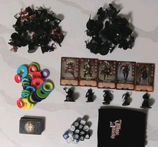 Village Attacks Replacement Pieces Lot Grimlord Games Figures Dice Cards Bases
