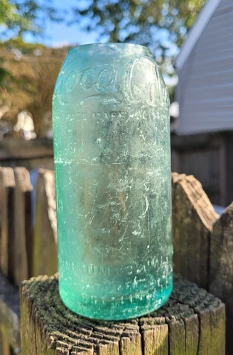 Vintage Coca Cola Bottle Pre 1915 Straight Side Norfolk Va Upcycled Vase Jar