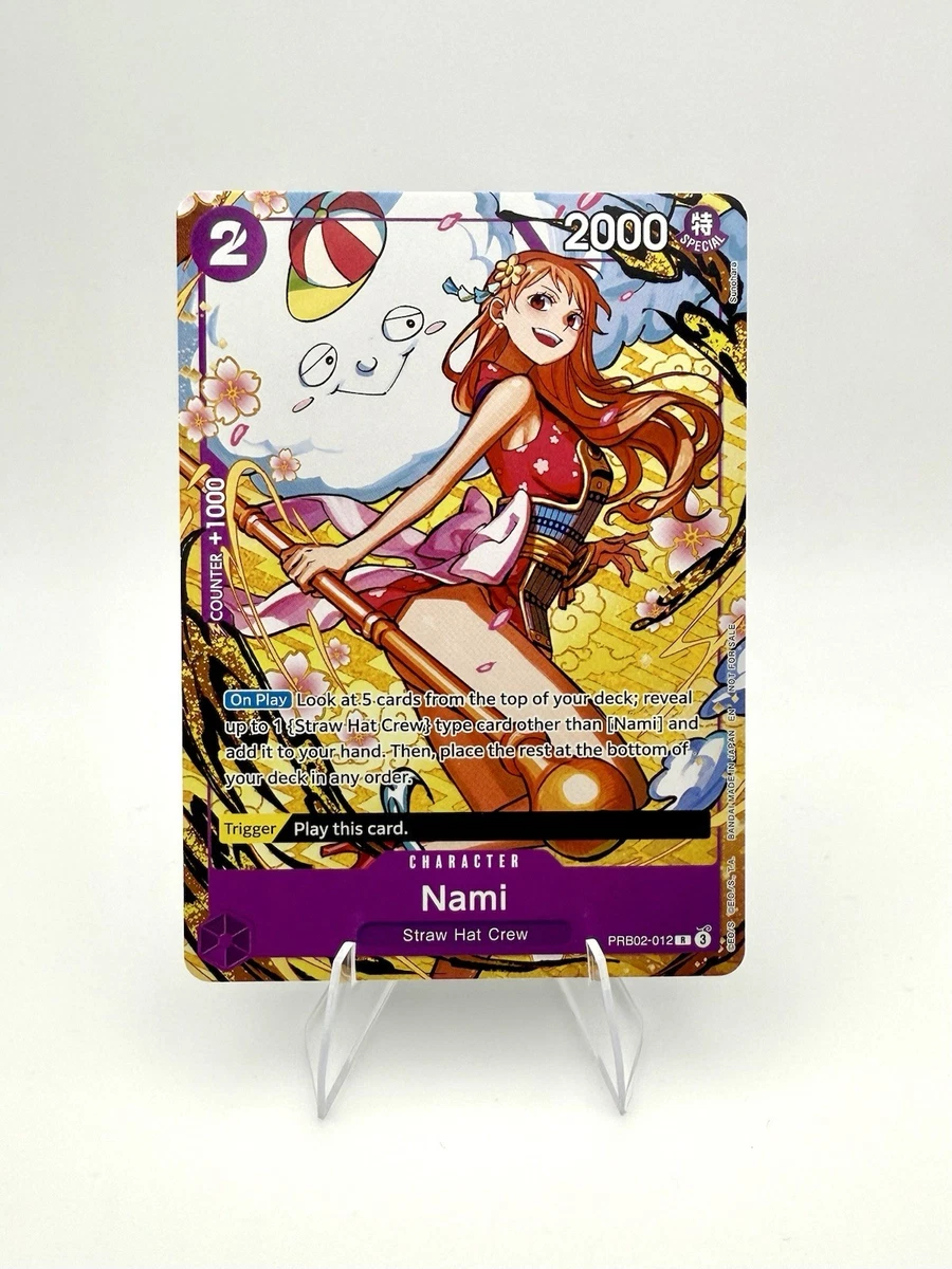 Nami PRB02-012 One Piece Promotion Cards for sale | eBay