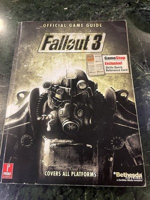 Fallout 3 Official Game Guide for All Platforms Xbox PlayStation, No Poster
