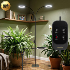 Grow Light 36W LED Full Spectrum Auto Timer Floor Plant Light for Indoor Plants
