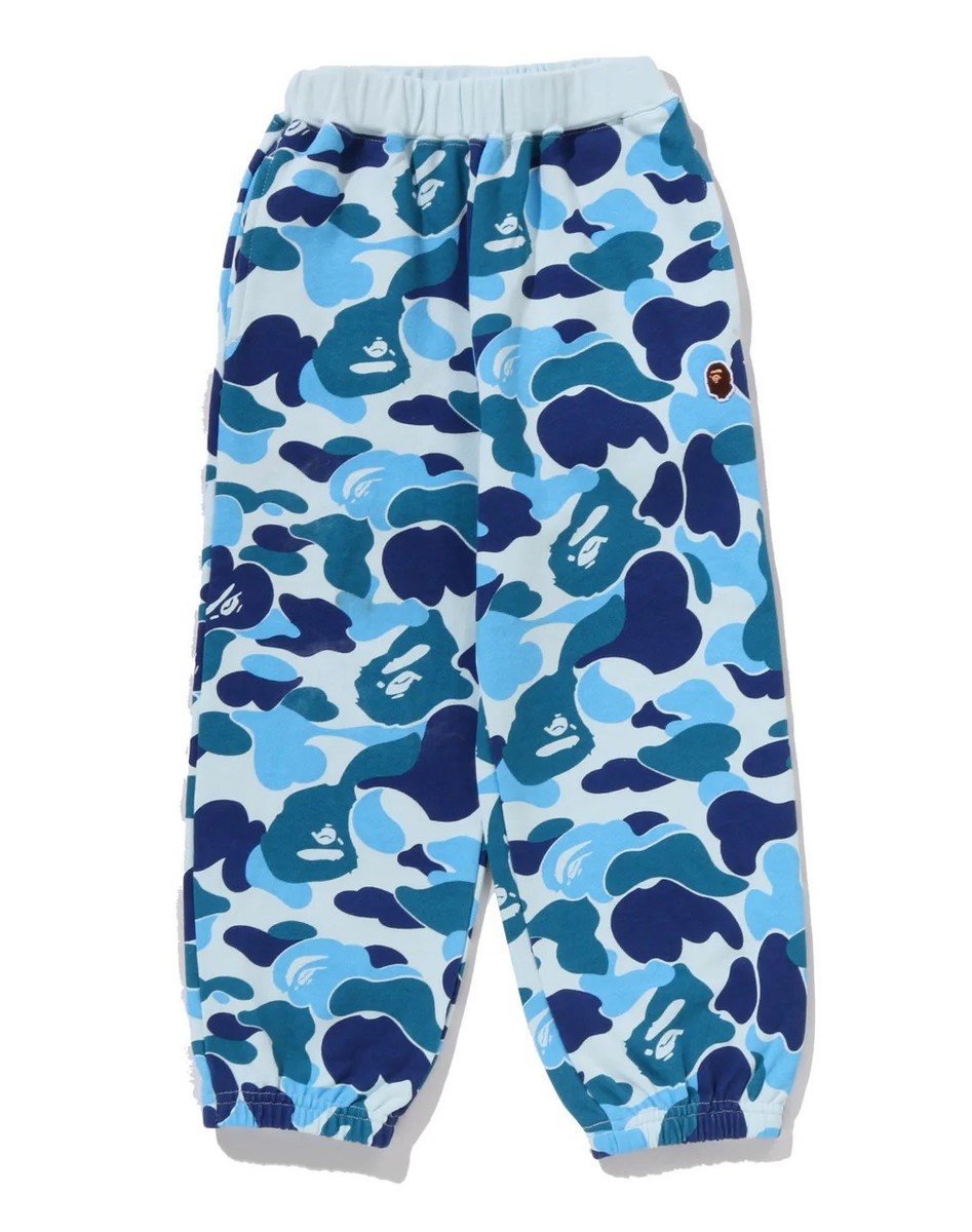 A BATHING APE BAPE KIDS ABC CAMO ONE POINT SWEAT PANTS 1L80352006