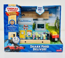 Shark Food Delivery Thomas  Friends Wooden Railway DFW93 Complete w/ Box