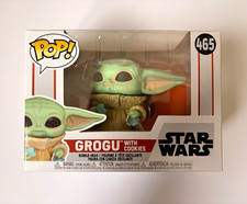Funko Pop! Star Wars The Mandalorian Grogu with Cookies Figurine #465 2021