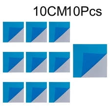 Upgrade Your Walls with 10CM Square Mirror Glass Tile Wall Stickers (10 Pack)