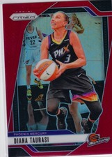 #58 Diana Taurasi 2024 Panini Prizm WNBA #/299 Red Prizms Phoenix Mercury