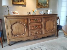 Buffet Lorrain en enfilade époque Louis XV en chene