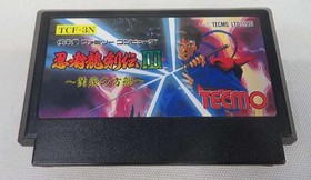 Tecmo Famicom Soft Ninja Dragon Sword Den 3 Huangsen Square Ship Used