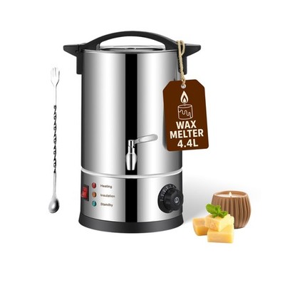 GKFF Wax Melter for Candle Making,4.4L (7 lbs) Extra Large Electric Melting P...