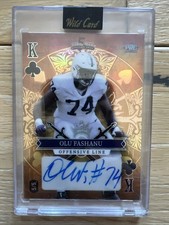 2023 Wild Card 5 Card Draw Stacked Deck - Olu Fashanu - King Of Clubs #5/5