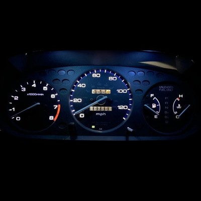 Bulb Kit For Honda Civic EK 1999-2000 Gauge Cluster Cluster Speedomete LED KIT
