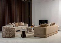 Elegantes Wohnzimmer-Set Mit Sofa, Sesseln Und Couchtisch Hochwertig MöBel