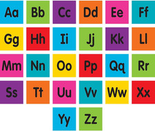 Spot on Carpet Markers: Alphabet - 4" TCR77004 