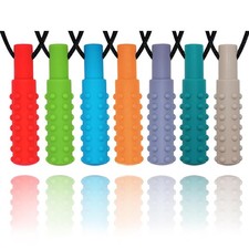 7-Pack Chew Necklaces for Sensory Kids  Adults - Autism ADHD Oral Motor Aid