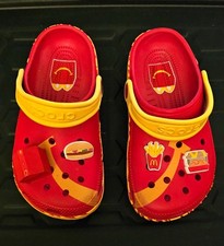 Crocs Classic Clog McDonald's Kids Clogs Red/Yellow UK 1 Lightweight Strap